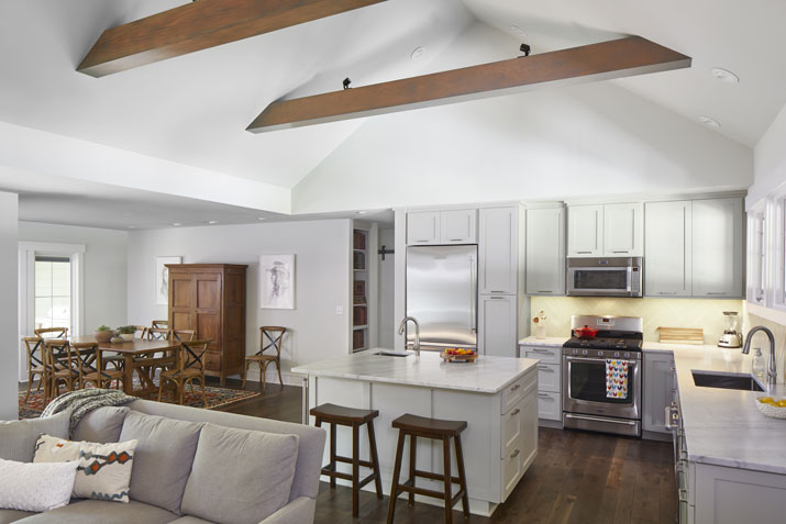 Renovated modern kitchen