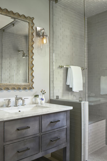 Remodeled master bathroom